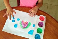 Homemade Edible Fingerpaint Fun