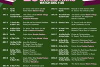 Your Ultimate 25-Day Christmas Movie Marathon 2024