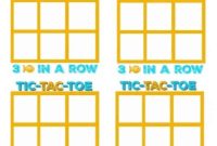 Free Print and Play Tic Tac Toe