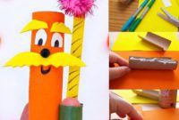 Whimsical Truffula Tree Finger Puppets