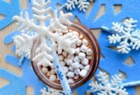 Sparkling Snowflake Stirrers for Hot Cocoa