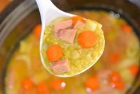 Hearty Slow Cooker Split Pea Soup