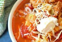 Effortless Instant Pot Lasagna Soup