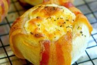 Bacon-Wrapped Mozzarella Onion Bombs