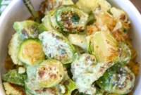Crispy Roasted Brussels Sprouts and Cauliflower