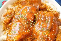 Sweet and Sticky Slow Cooker Teriyaki Chicken