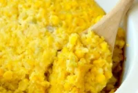 Set It and Forget It Creamy Corn Casserole