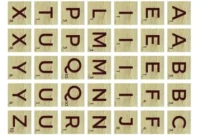 Printable Scrabble Tiles: Free Download