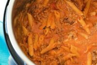 One-Pot Pressure Cooker Lasagna