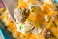 Cheesy Beef & Hashbrown Casserole