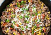Loaded Taco Meat Dip
