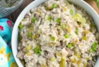 Instant Pot Savory Sausage & Rice Bake