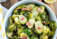 Garlic Butter Instant Pot Brussels Sprouts