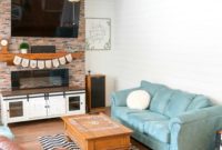 DIY Horizontal Shiplap Wall Transformation