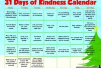 Free Printable: 31 Days to a Kinder You