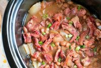 Hearty Slow Cooker Ham and Beans