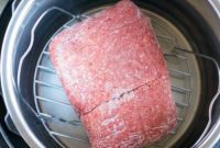 No Thaw Instant Pot Ground Beef