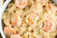 Effortless Instant Pot Shrimp Alfredo