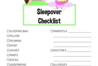 Ultimate Slumber Party Packing List