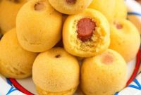 Quick Pressure Cooker Corn Dog Bites