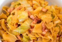 Fast Cooker Cabbage Noodles