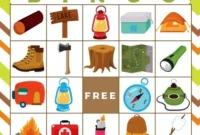 Camping Adventure Bingo Printable