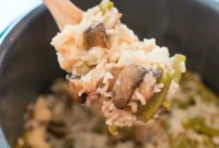 Velvety Instant Pot Mushroom Rice