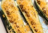 Loaded Zucchini Taco Boats