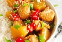 Sticky Sweet Ninja Foodi Pineapple Chicken
