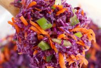 Tangy Purple Cabbage Slaw