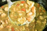 Creamy Crockpot White Chicken Chili