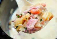 Hearty Slow Cooker Ham and Potato Soup