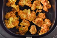 Panko Crusted Air Fryer Buffalo Cauliflower Wings