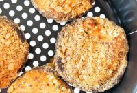 Crispy Air Fryer Stuffed Mushrooms