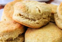 Fluffy Golden Air Fryer Biscuits
