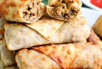 Crispy Beef Egg Rolls