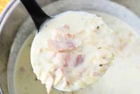 Ultimate Cheesy Bacon Ranch Chicken Soup