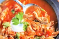 Fiesta Chicken Fajita Soup