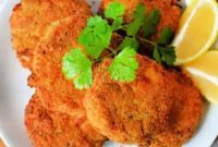 Crispy Air-Fried Crab Cakes