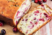Golden Banana Cranberry Loaf
