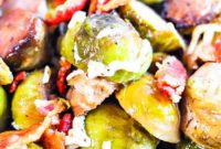 Slow Cooker Braised Brussels Sprouts