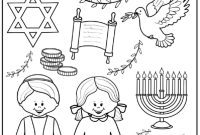 Festive Hanukkah Coloring Pages to Print