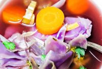 Vibrant Slow Cooker Purple Cabbage Soup