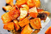 Golden Roasted Sweet Potato Cubes