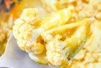 Slow Cooker Cheesy Cauliflower Mac