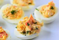 Decadent Crab Deviled Eggs
