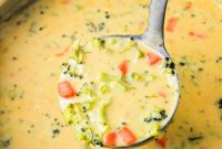 Hearty Craft Beer Broccoli Cheese Soup