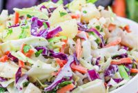 Paradise Pineapple Cream Slaw