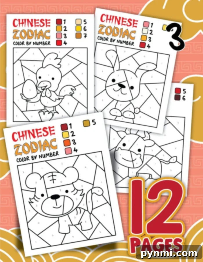 Lunar New Year Color Pages
