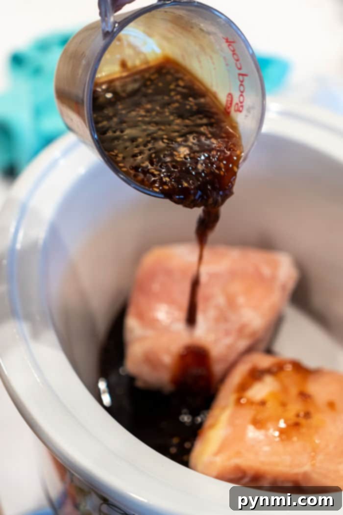 No-Thaw Slow Cooker Chicken Thighs 5 frozen chicken thighs in crockpot